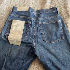 Everlane Cheeky Jeans. TAGS STILL ON